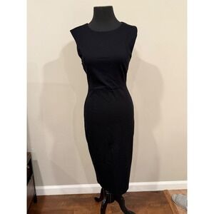 Womens Express Black Formal/Business Attire Dress Sleeveless Size 4 bodycon